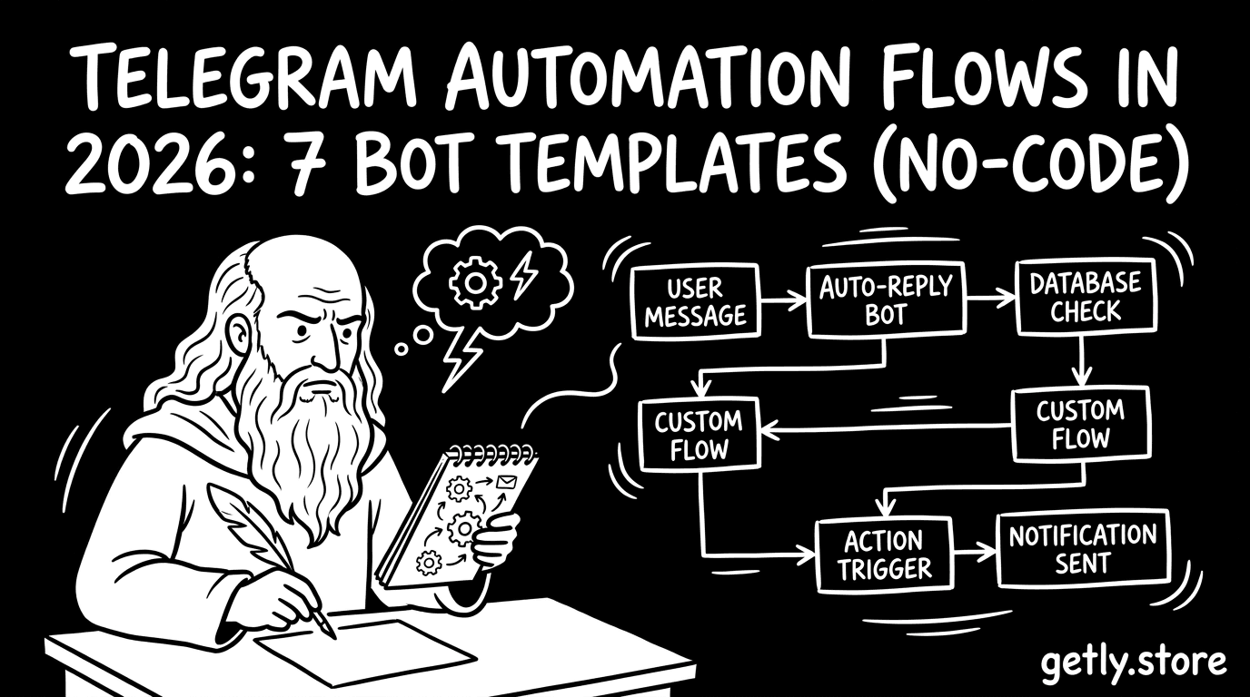 Telegram Automation Flows in 2026: 7 Bot Templates (No-Code) to Sell