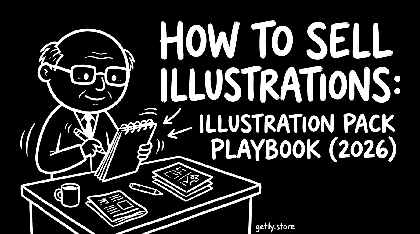 How to Sell Illustrations: Illustration Pack Playbook (2026)