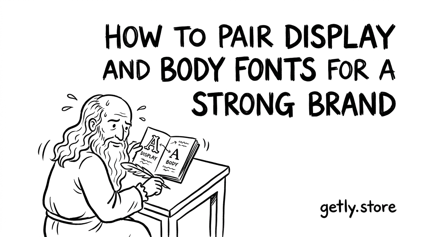 How to Pair Display and Body Fonts for a Strong Brand