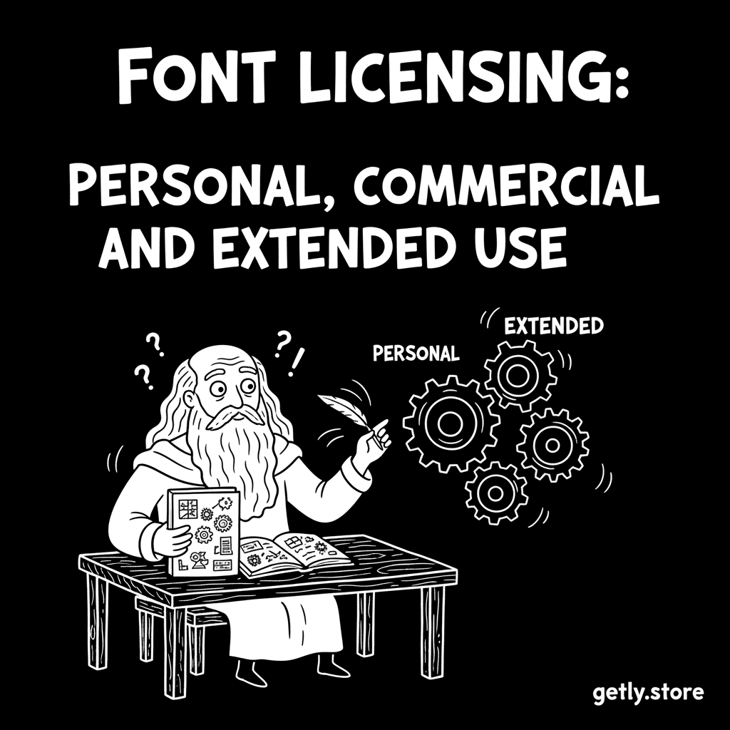 Font Licensing: Personal, Commercial, and Extended Use