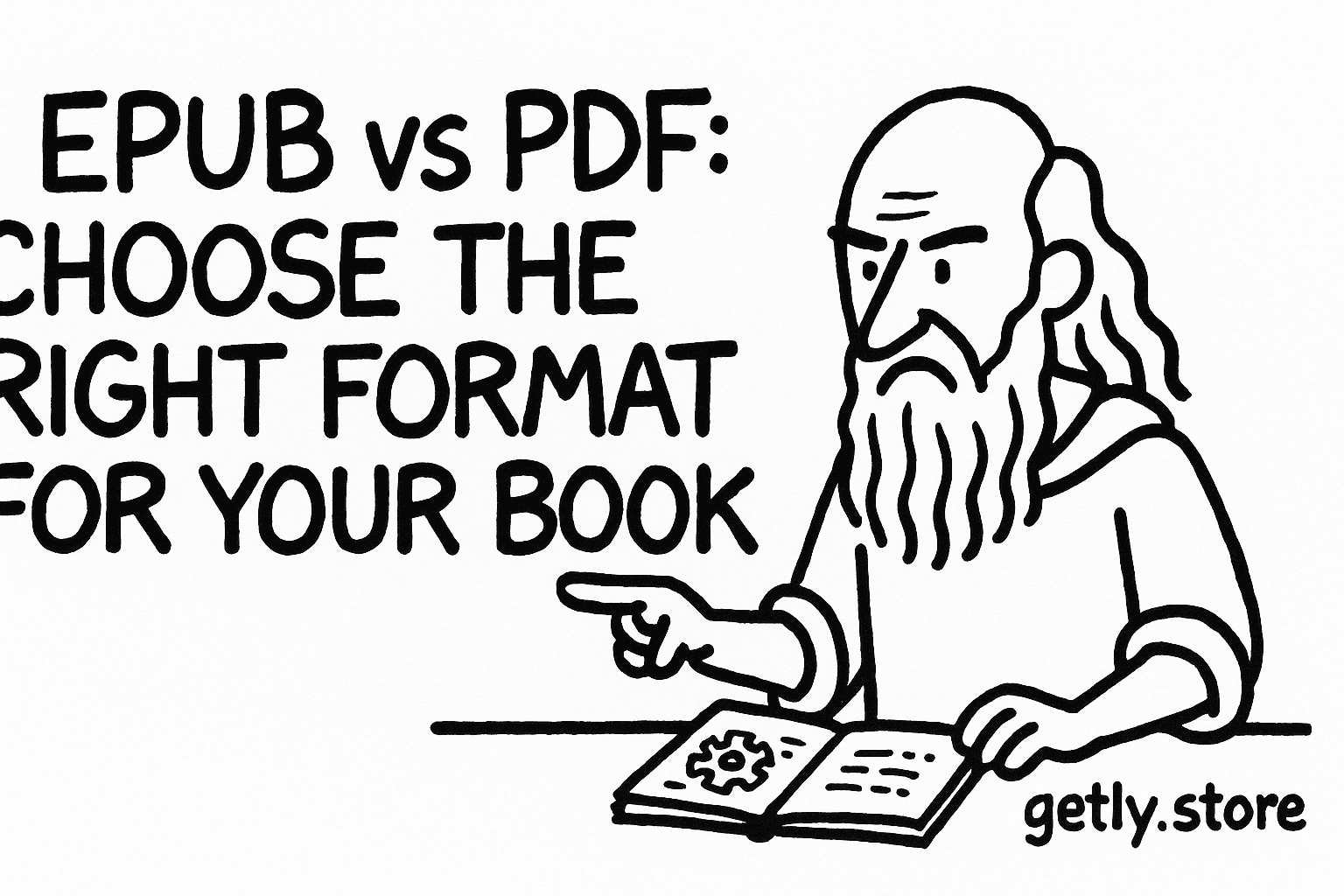 EPUB vs PDF: Choose the Right Format for Your Book