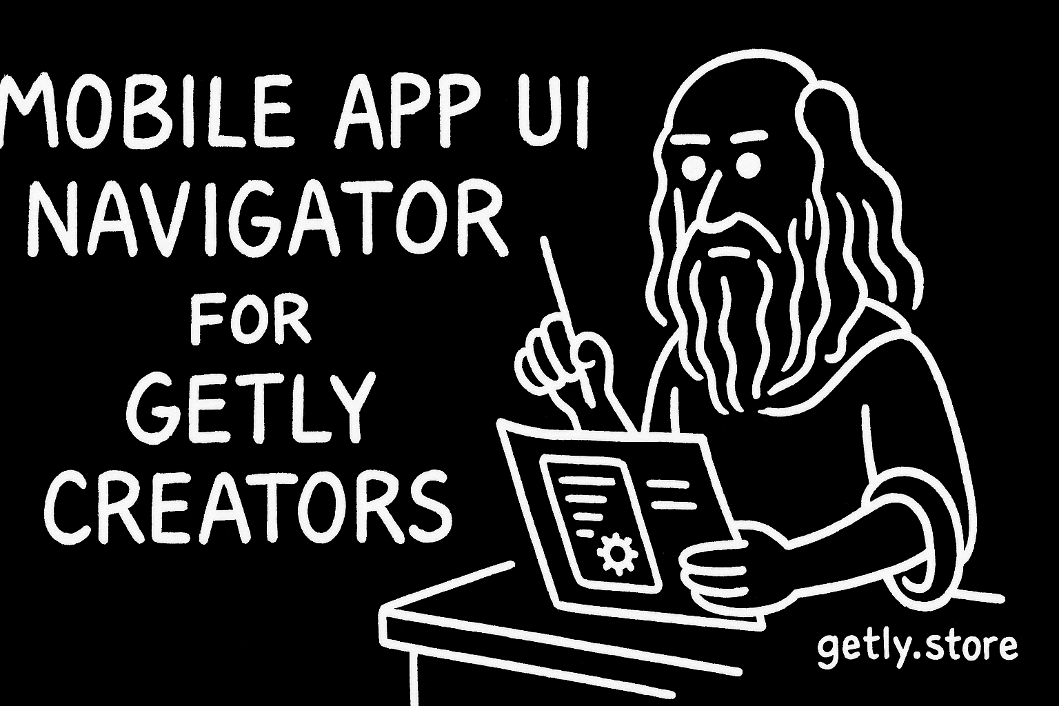 Mobile App UI Navigator for Getly Creators