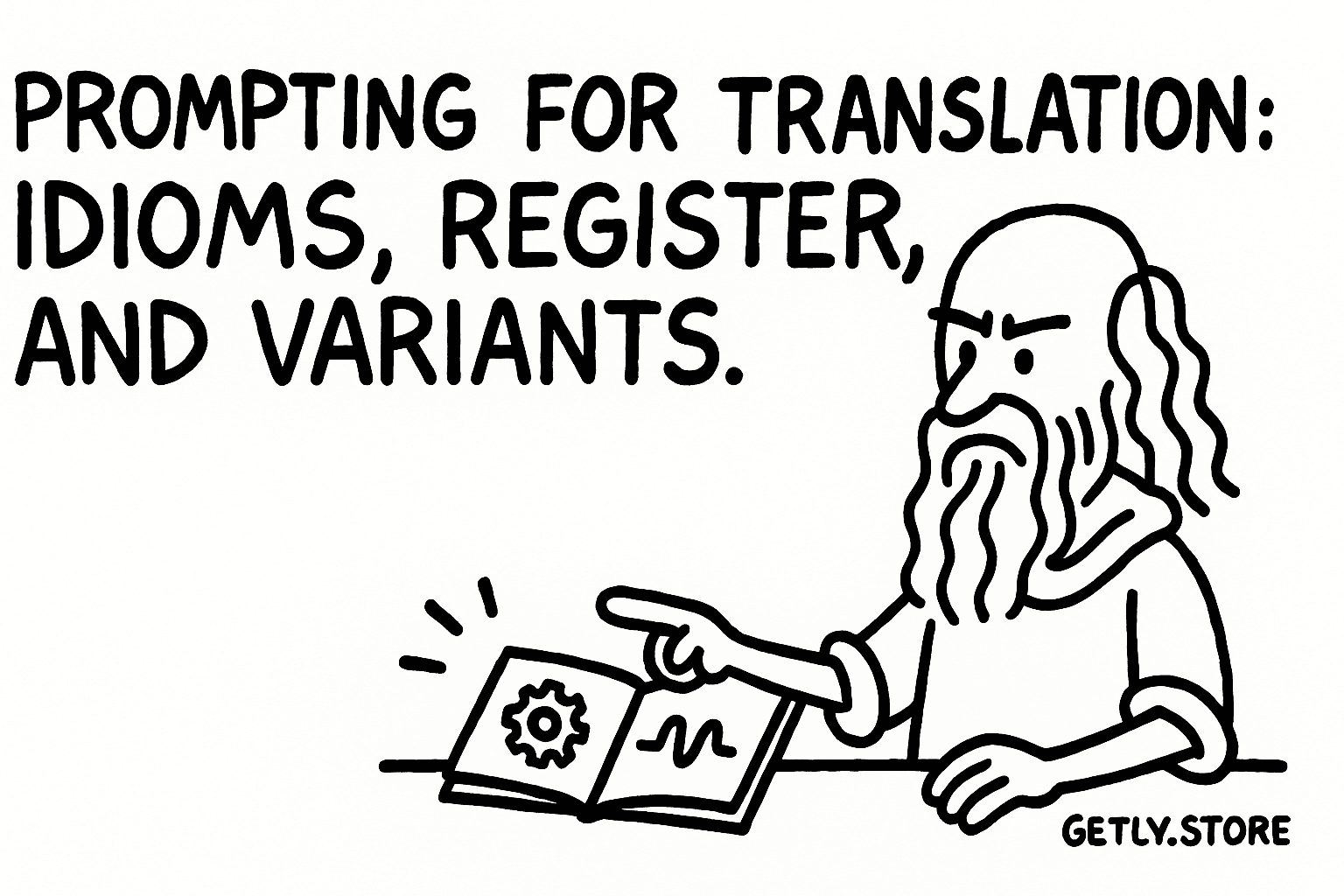 Prompting for Translation: Idioms, Register, and Variants