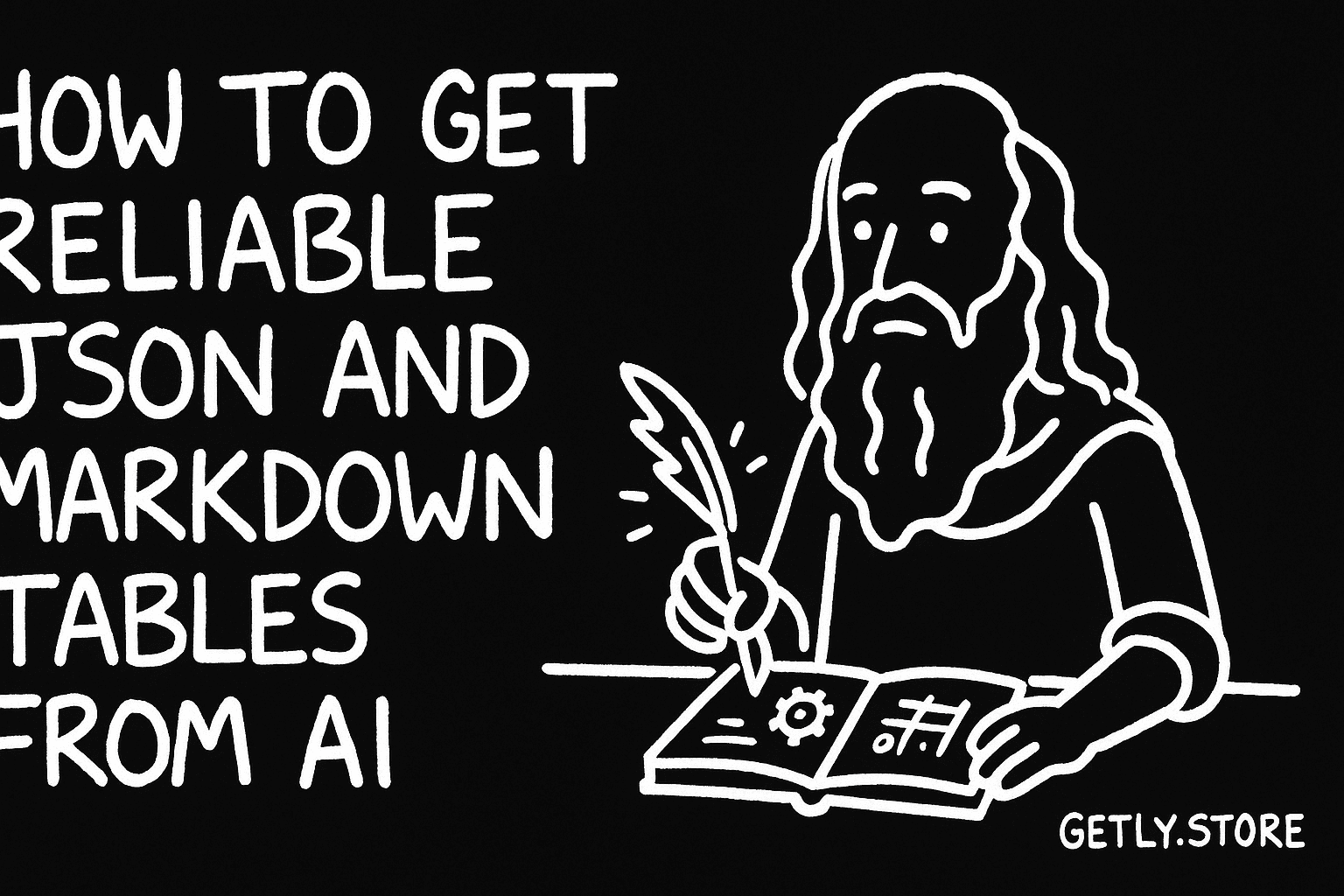 How to Get Reliable JSON and Markdown Tables from AI