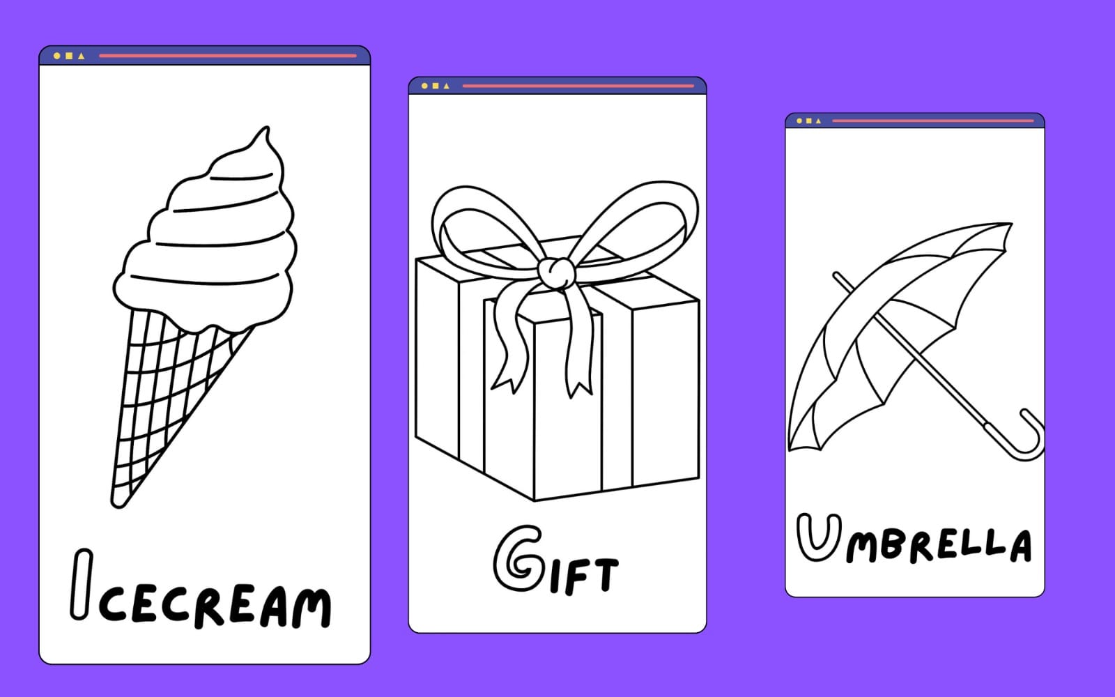 Alphabet Coloring Pages — Example 6 Alphabet Coloring Pages — Example 6