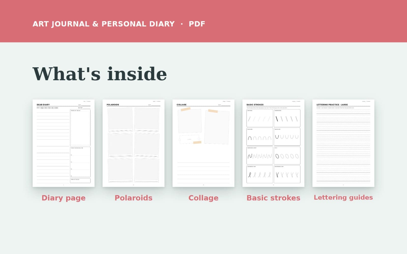 Journal Rules Art Journal & Personal Diary | Undated Creative Journal with | Getly