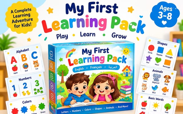 Fun Learners Graphics Kids Learning & Fun Activity Book – Printable PDF | Getly