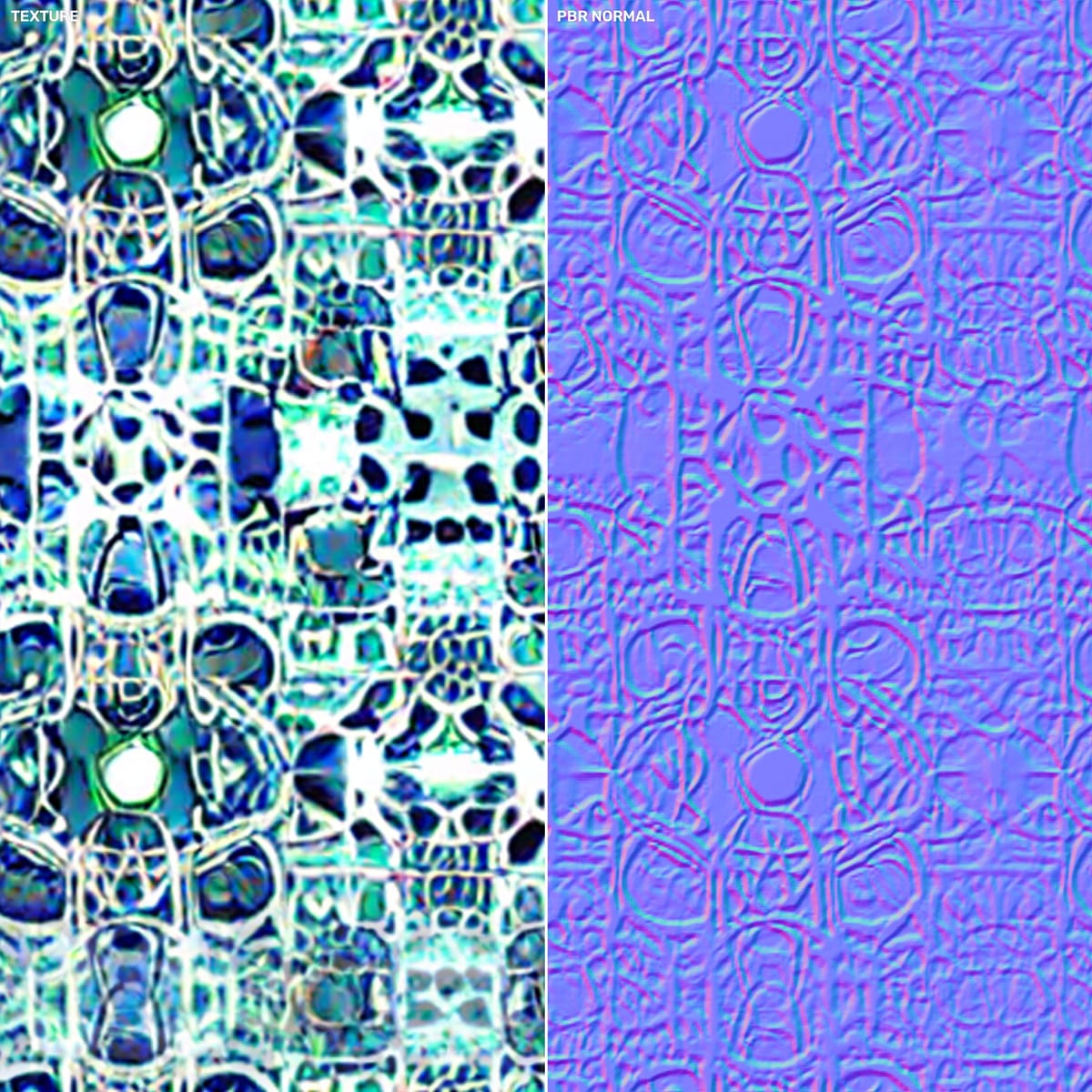 Normal Map Unity Seamless Wallpaper PBR Material | Getly