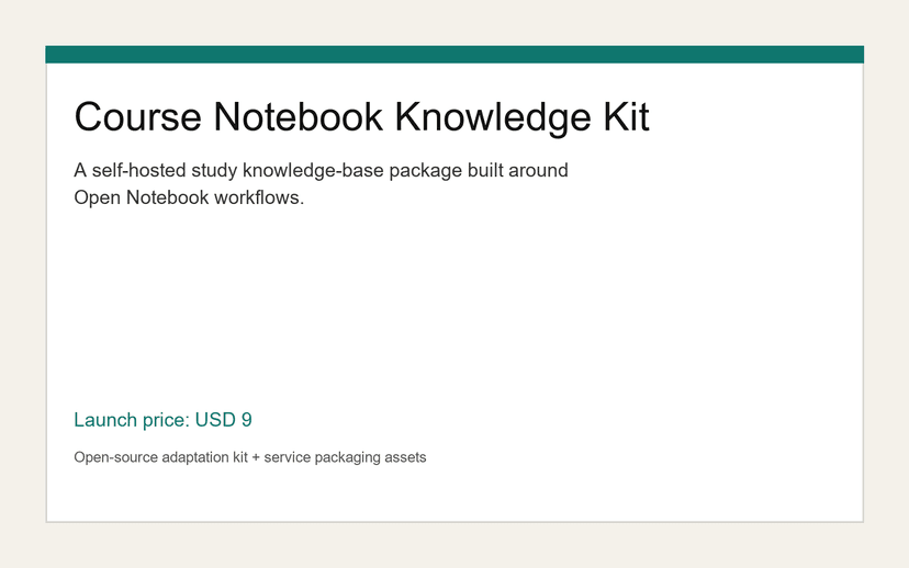 Notebook Style Powerpoint Course Notebook Knowledge Kit | Getly