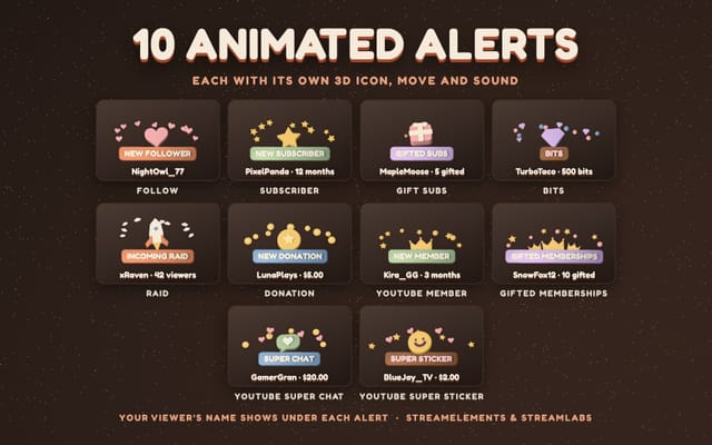 Stream Jump Clay 3D Stream Overlay Package | Getly