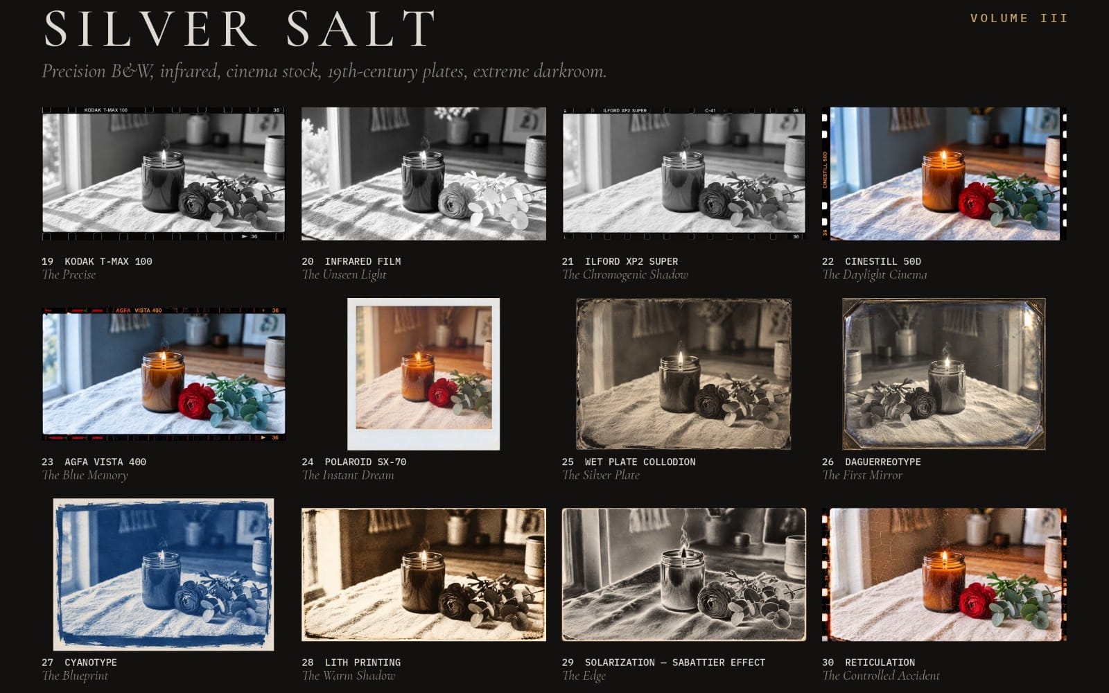 Infrard Silver Salt Vol. III — Infrared, Cinema Film and 19th-Century | Getly